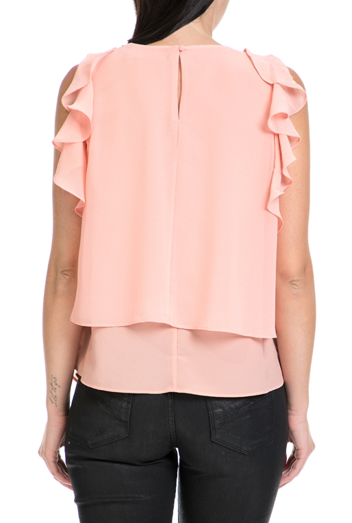 GUESS-Γυναικεία μπλούζα SLAVA GUESS ροζ 